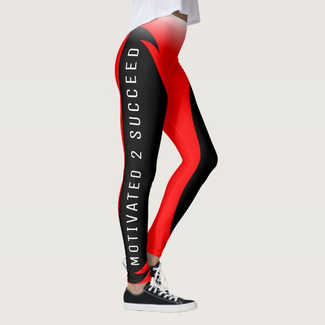 Leggings Né Guerrier, Motivé pour réussir / Champ (Droite)