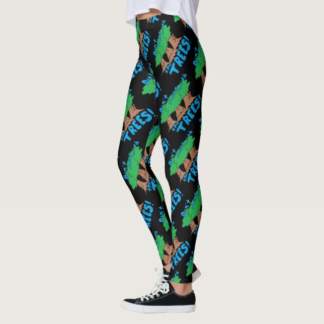 Leggings Ne vous mêlez pas des arbres ! (Gauche)