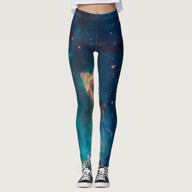 Leggings Nebula spatiale (Devant)