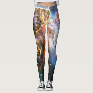 Leggings nébuleuse de galaxie spatiale. Les étoiles de l'un
