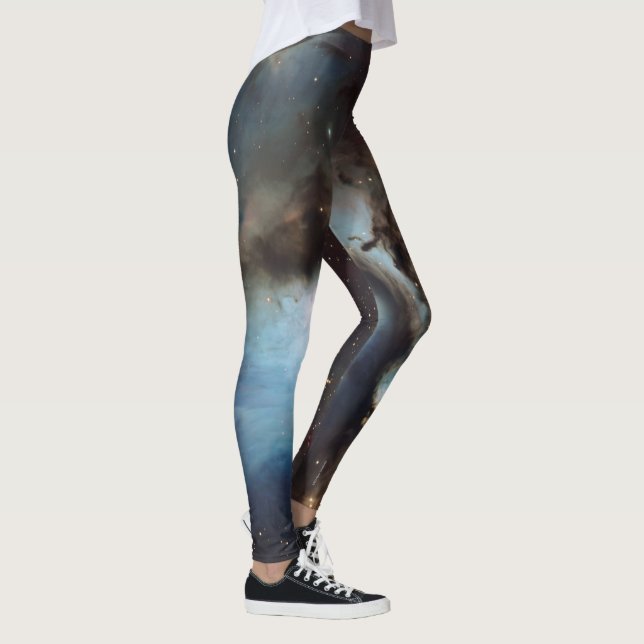 Leggings Nébuleuse Orion Astronomie bleu marron beige ciel  (Droite)