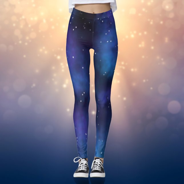 Leggings Nébuleuse spatiale d'étoiles (Créateur téléchargé)