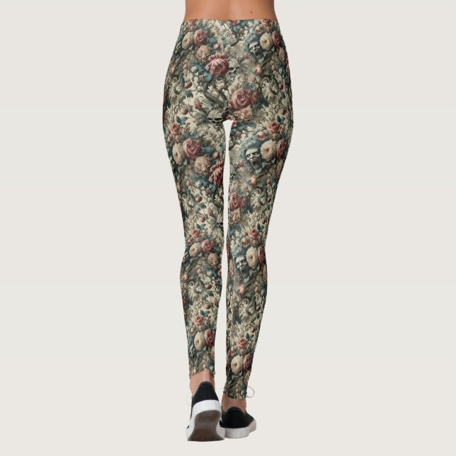 Leggings Necromancier de Gnashed - gothique victorien (Dos)