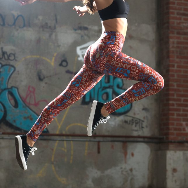 Leggings Née pour danser Bleu/Blanc/Toute couleur ID277 (Créateur téléchargé)