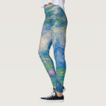 Leggings Nénuphar, 1916-1919 par Claude Monet<br><div class="desc">Claude Monet - Nénuphar,  1916-1919. Oscar-Claude Monet (1840-1926) est un peintre français et fondateur de la peinture impressionniste qui est considéré comme un précurseur essentiel du modernisme,  surtout dans ses tentatives de peindre la nature telle qu'il la perçoit.</div>