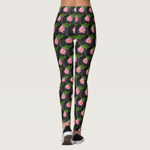 Leggings Nénuphar rose Lotus
