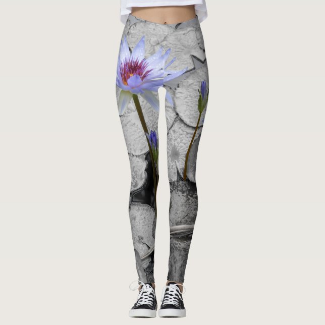 Leggings Nénuphar Standing Beauty (Devant)