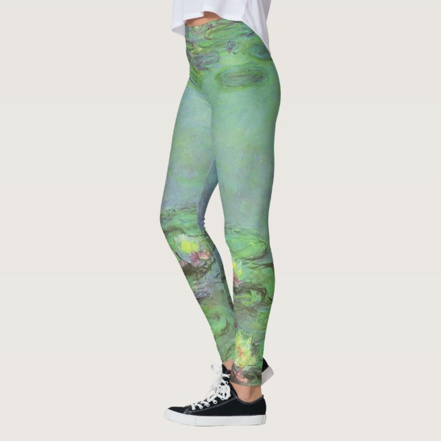 Leggings Nénuphars de Claude Monet, Impressionnisme Vintage (Gauche)