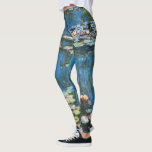 Leggings Nénuphars de Claude Monet, Impressionnisme Vintage<br><div class="desc">Nénuphar (1914) de Claude Monet est une peinture de nature impressionniste vintage. Une des nombreuses variations de peintures florales de nénuphars que Monet peint par l'étang dans son jardin fleuri à Giverny, France. À propos de l'artiste : Claude Monet (1840-1926) est un fondateur du mouvement de peinture impressionniste française, dont...</div>