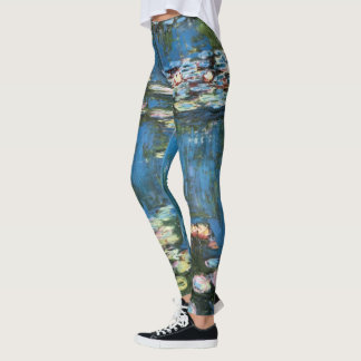 Leggings Nénuphars de Claude Monet, Impressionnisme Vintage