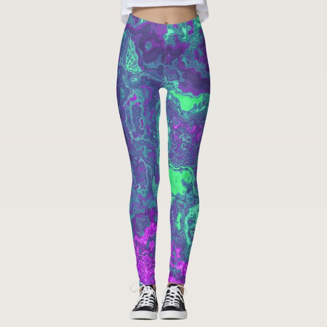 Leggings Néo-natif Marbré (Devant)