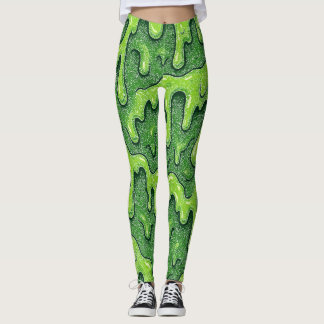 Leggings Neon Green Slime Drift