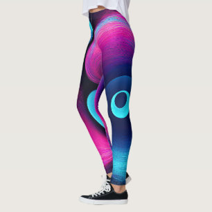 Leggings Neon Harmony : Une interprétation moderne de Yin Y