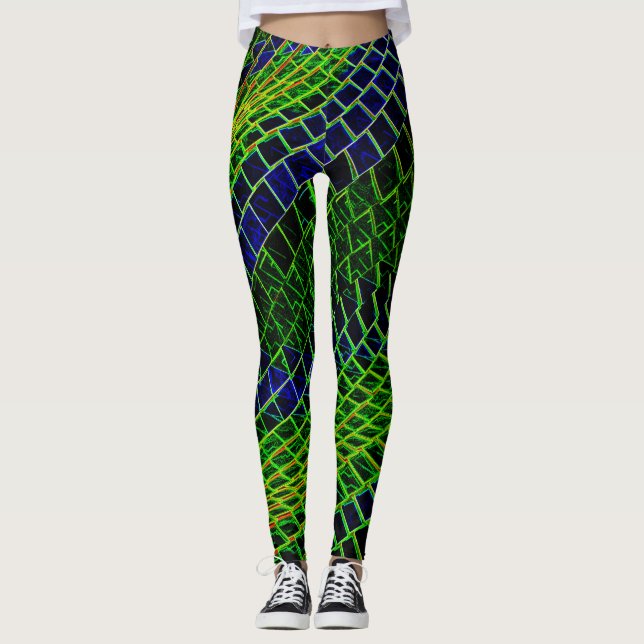 Leggings Neon motif (Devant)