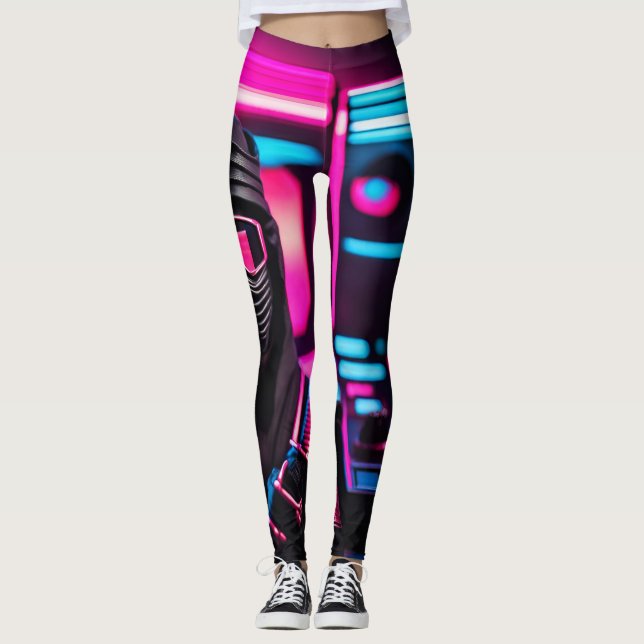 Leggings néon ninja (Devant)