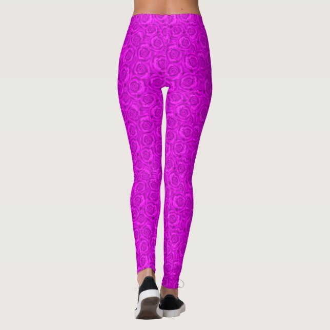 Leggings néon rose (Dos)