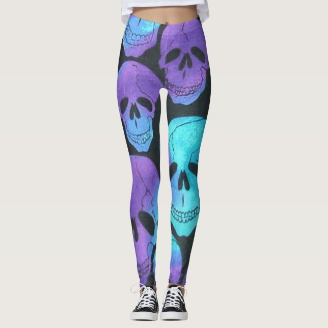 Leggings Neon Skuls (Devant)