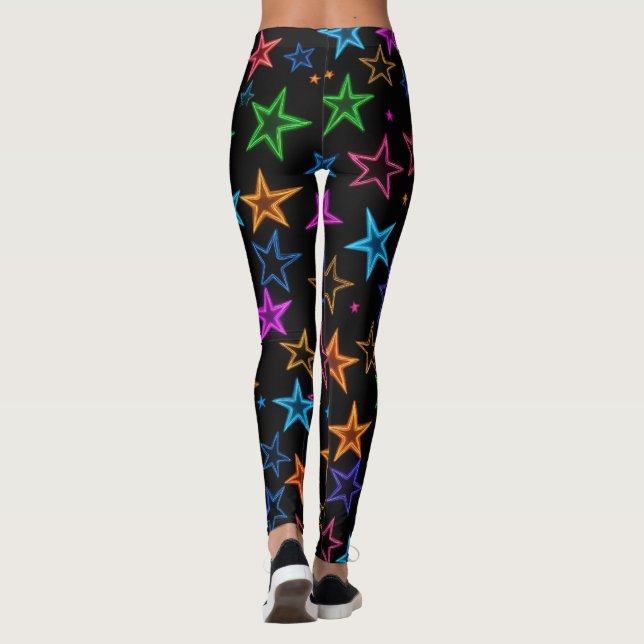 Leggings Neon Stars (Dos)