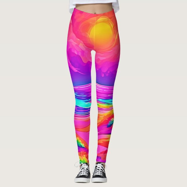 Leggings Neon Sun & Beach Bliss (Devant)