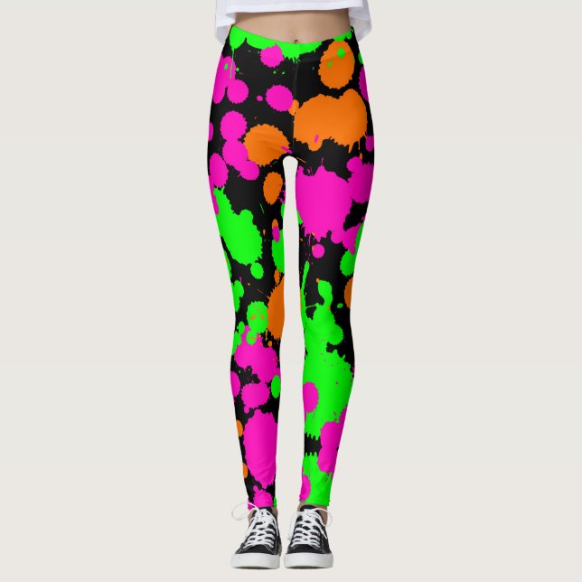 Leggings Neoncore Paint Splatter (Devant)