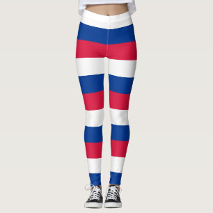 Leggings Népal Couleurs du drapeau national Horizontales