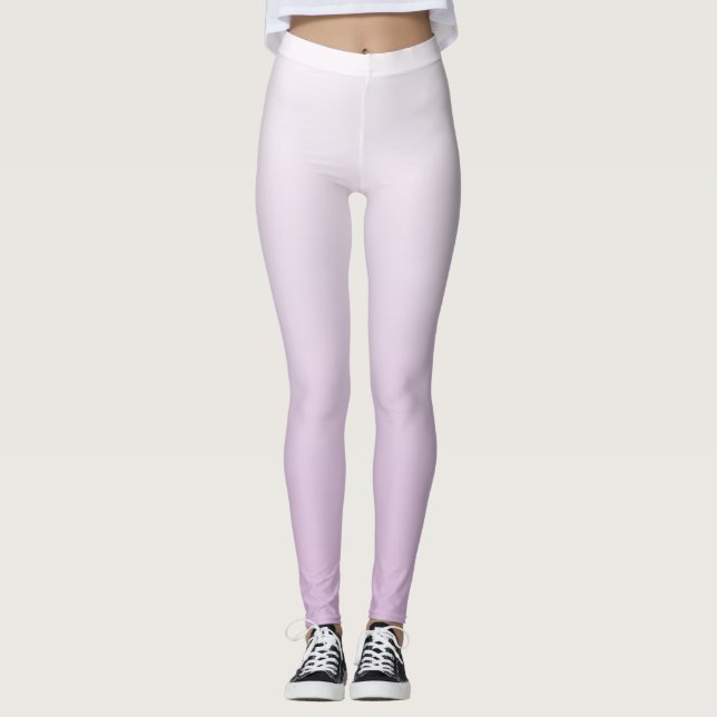 Leggings Nettoyer Lilac Flat Shading Graphique (Devant)