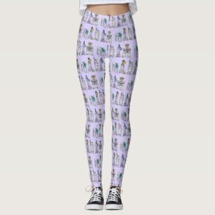 Leggings New York NYC Landmarks Hanoukka Jewish Holiday