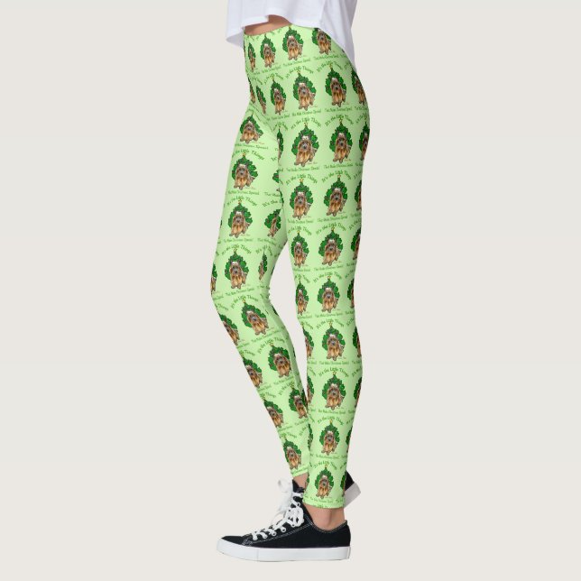 Leggings Noël Cute Norwich Terrier (Gauche)