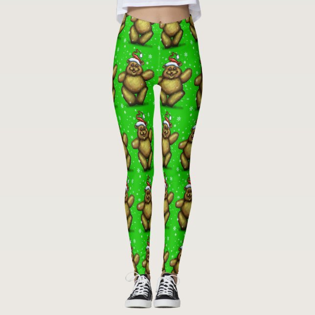 Leggings Noël de la garde (Devant)