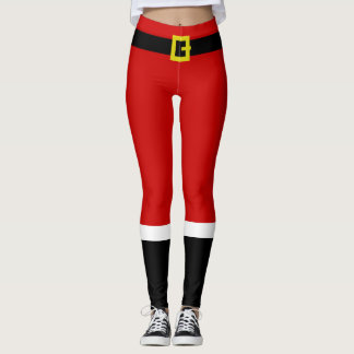 Leggings Noël drôle de ~ du costume de Père Noël