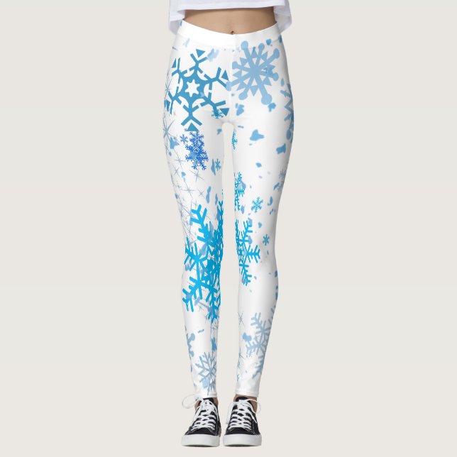 Leggings Noël neige (Devant)