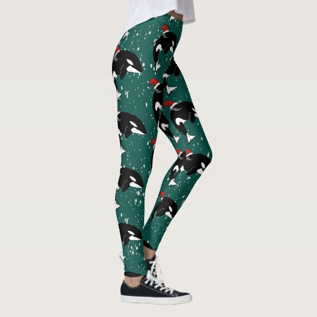 Leggings Noël Orca Killer Whale (Droite)
