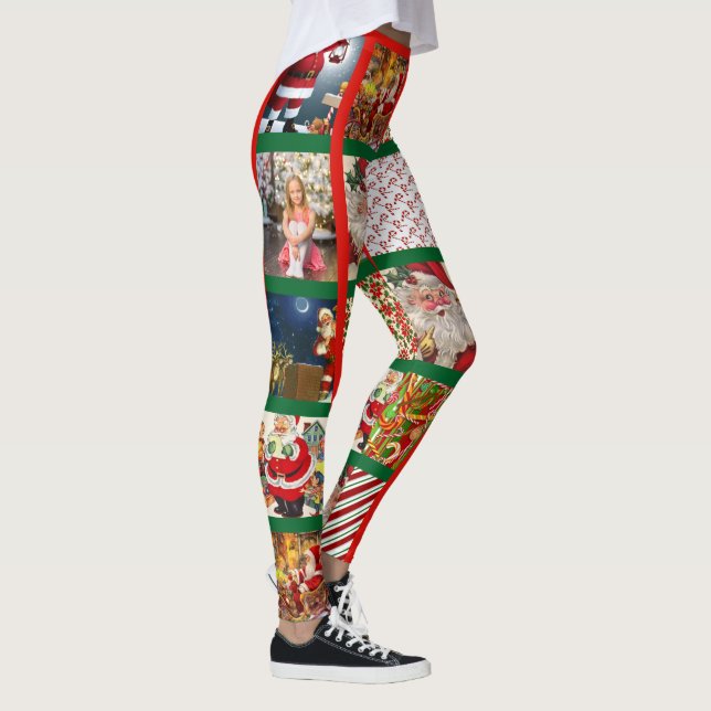 Leggings Noël Père Noël 10 Modèles photo femmes (Droite)