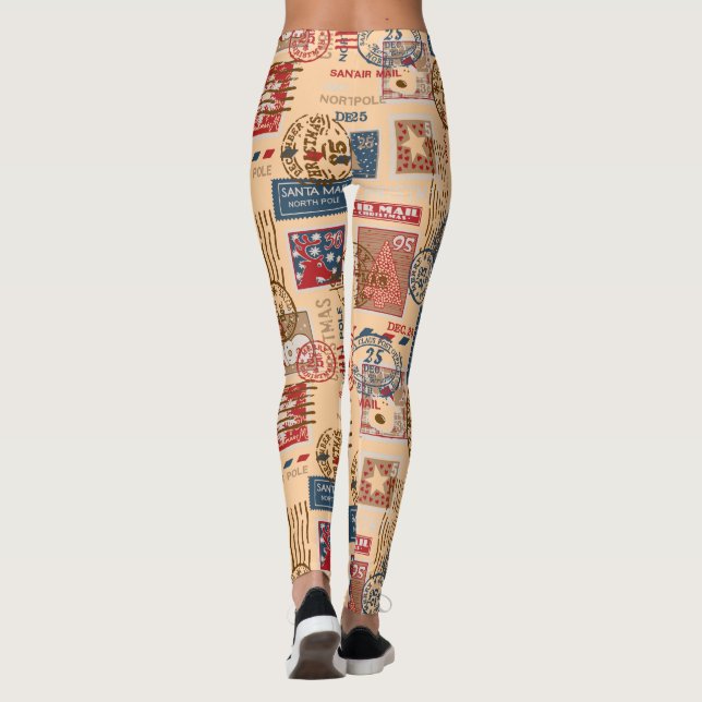 Leggings Noël Timbres (Dos)