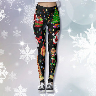 Leggings Noël Tout un adorable jeu de sucreries 2