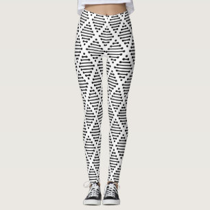 Leggings Noir et beige