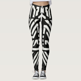 Leggings Noir et blanc