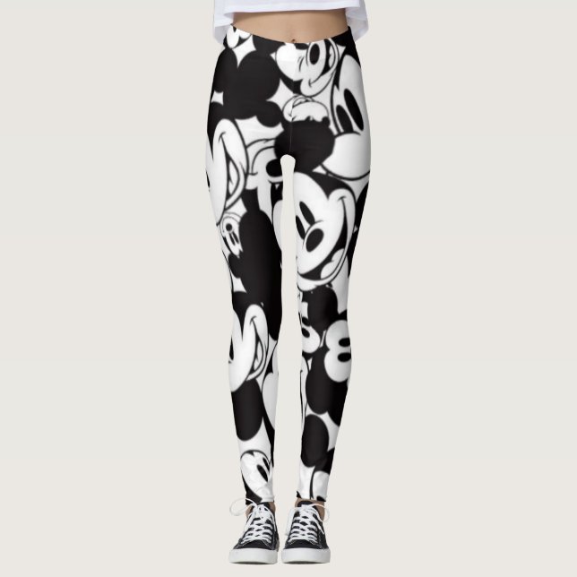 Leggings Noir et blanc    (Devant)
