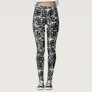 Leggings Noir et blanc