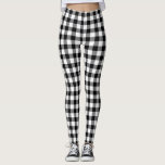 Leggings Noir Et Blanc En vichy<br><div class="desc">Des leggings en noir et blanc en vichy à la mode.</div>