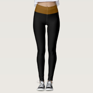 Leggings Noir et Brown