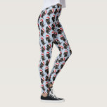 Leggings Noir et Tan Dachshund Père Noël<br><div class="desc">Ces leggings de vacances amusants seront certainement un succès pour tout amateur de Dachshund! Disséminez un peu de joie de Noël avec ces jambes de femmes festives avec un noir et bronzé Doxie portant un chapeau de Père Noël. Parfait pour se mettre dans l'esprit pendant la plus belle période de...</div>