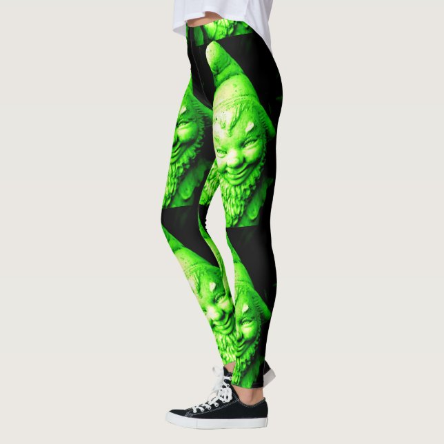 Leggings noir vert de lutin (Gauche)