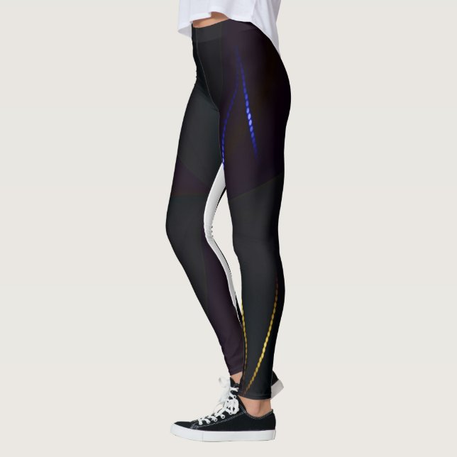 Leggings noirs et blancs (Gauche)