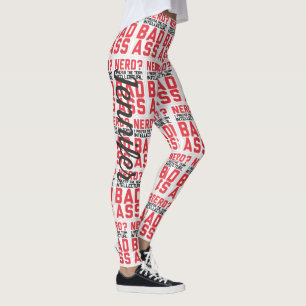 Leggings Nom du jeu de la Convention Pants Nerd Sassy