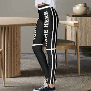 Leggings Noms de Famille Personnalisés pour Animaux avec Ra