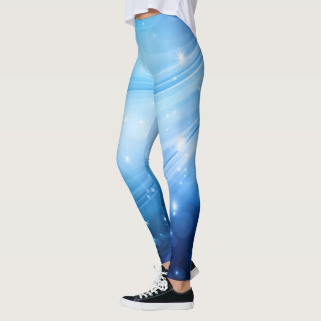 Leggings Northern Light Stars bleu + vos idées (Gauche)