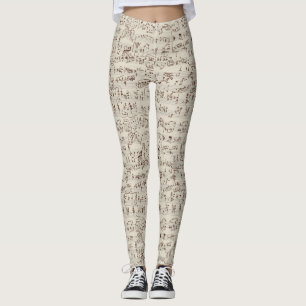 Leggings Notes de musique