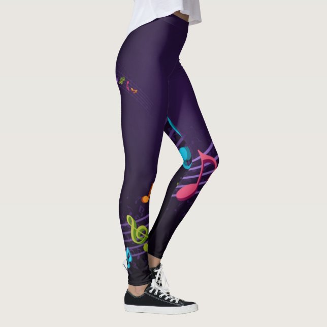 Leggings Notes musicales (Droite)