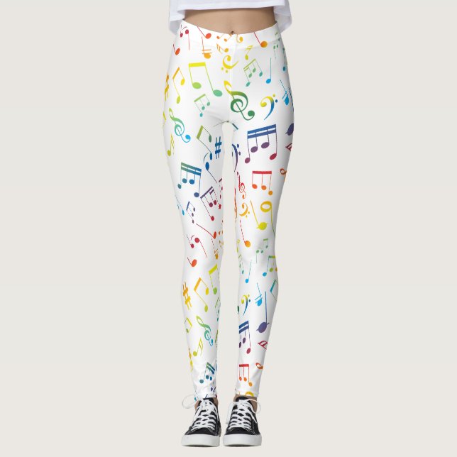 Leggings Notes musicales 4 (Devant)